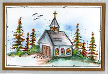 Country Church Card
